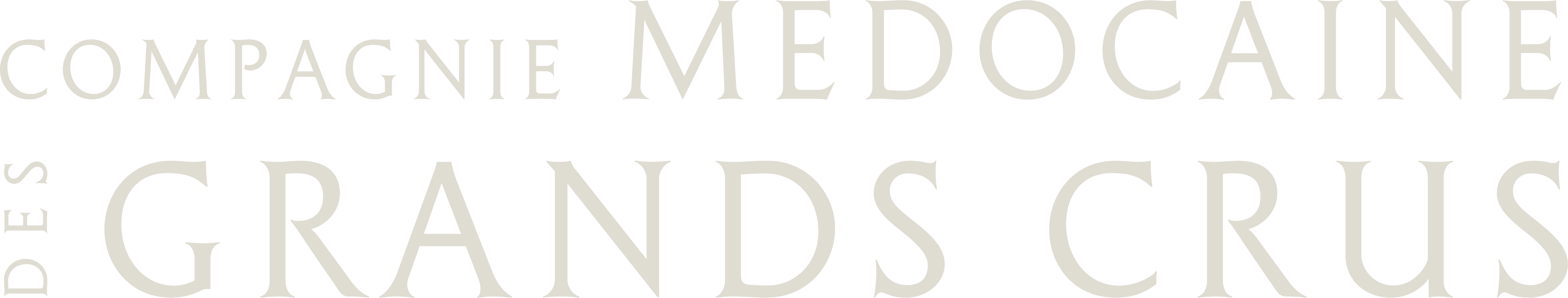 Logo Compagnie Médocaine des Grands Crus